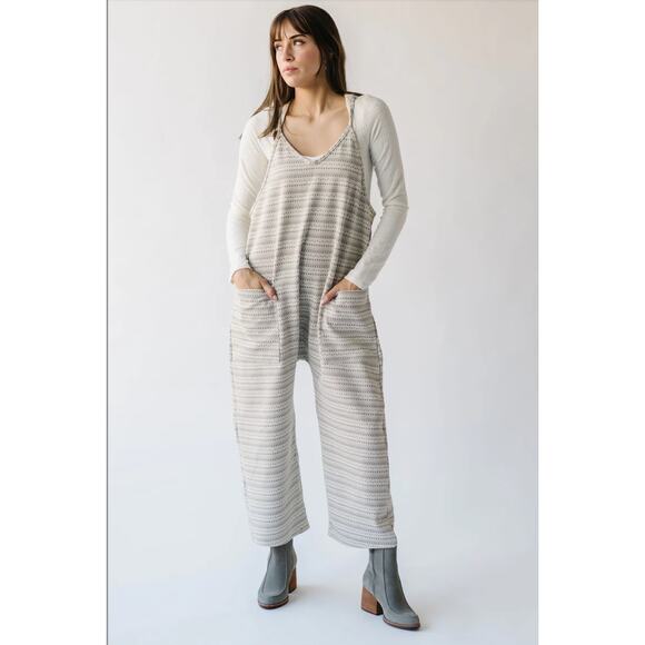 Aerie Women's Space Dye Racerback Jumpsuit Onesie Cover Up Pink Blue Sz XS - Picture 8 of 14